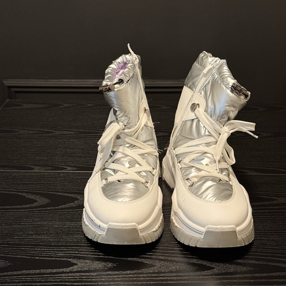 Shoes - Metallic silver boots size 11 (women’s)